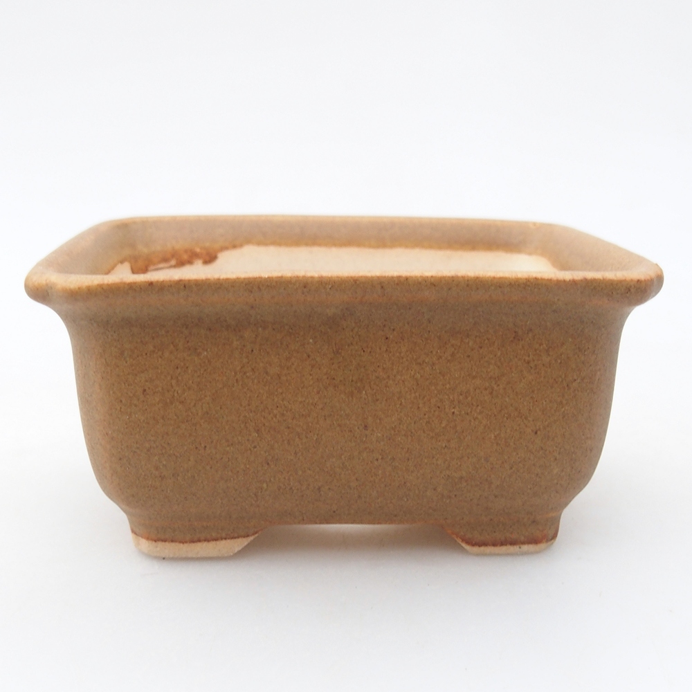Mini bonsai bowl 9 x 7 x 4,5 cm, brown