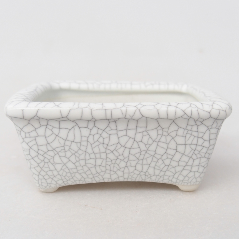 Mini bonsai bowl 8 x 6,5 x 3,5 cm, raku colour