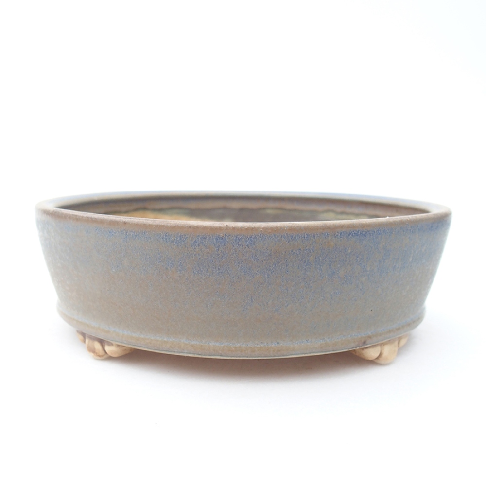 Ceramic bonsai bowl 15 x 15 x 5 cm, color blue