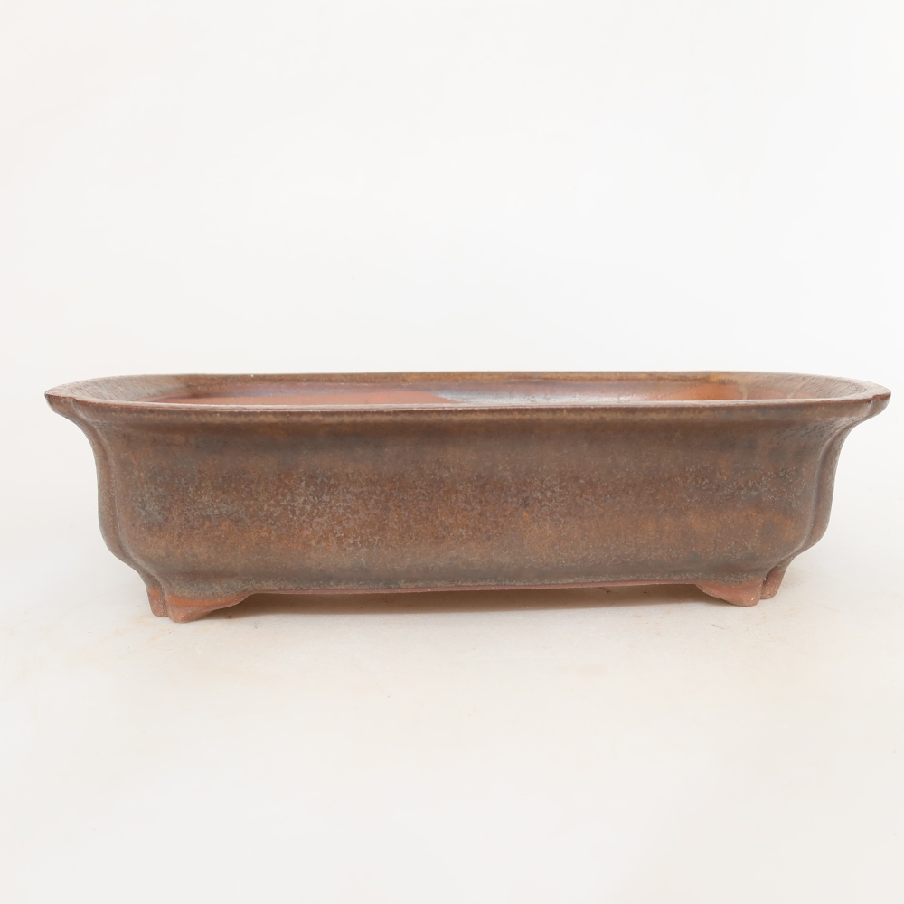 Ceramic Bowl, 24 x 17 x 6 cm, brown