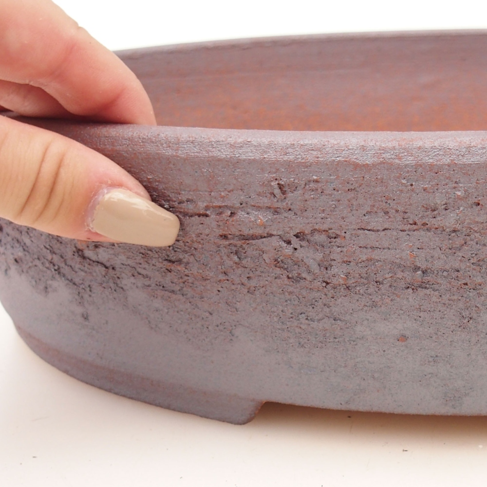 Bonsai bowl 32 x 24 x 8 cm , metal colour