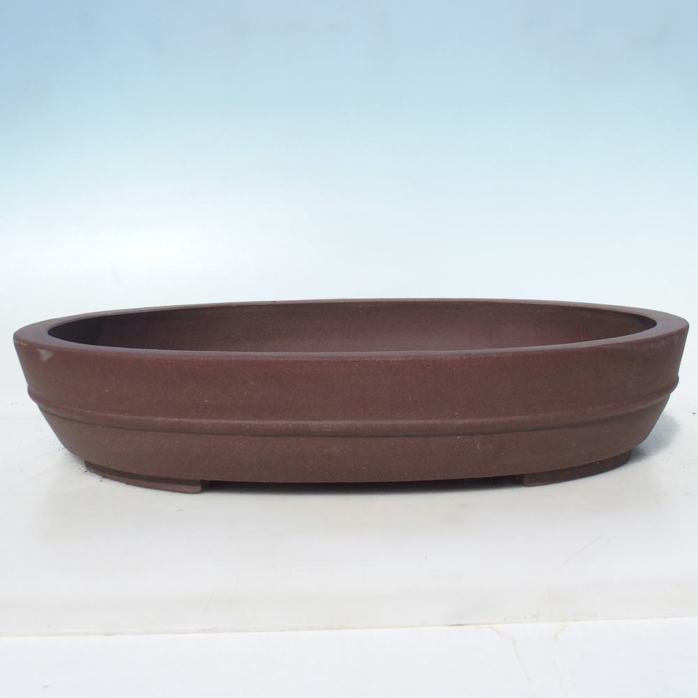 Bonsai bowl 49 x 40 x 9 cm - brown