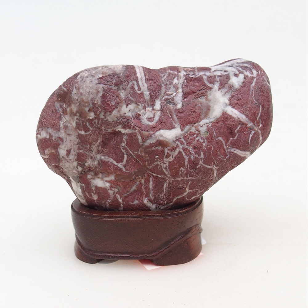 Suiseki - Stone with DAI (wooden pad)