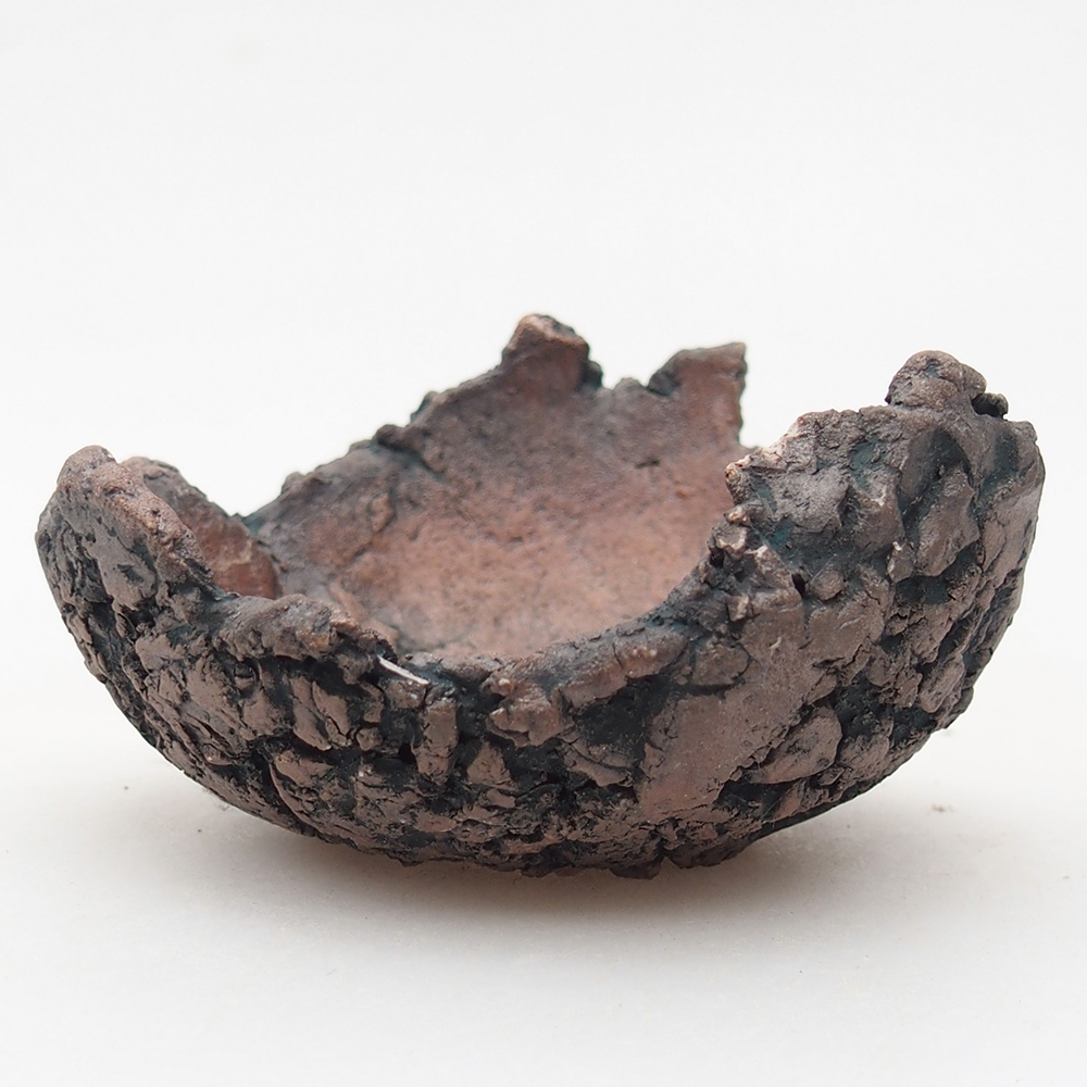Ceramic Shell 8,5 x 8 x 4,5 cm , colour green