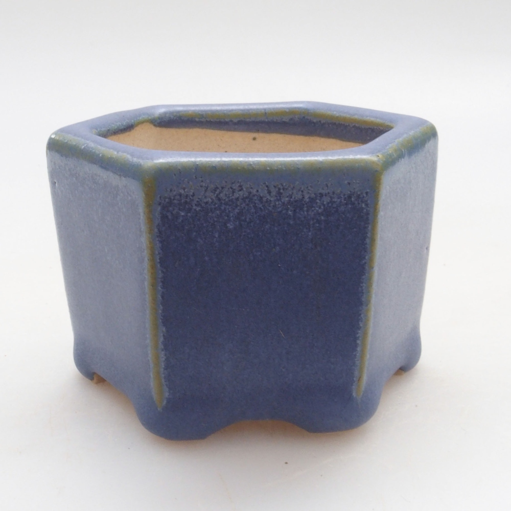 Mini bonsai bowl 6 x 5,5 x 4 cm, color blue