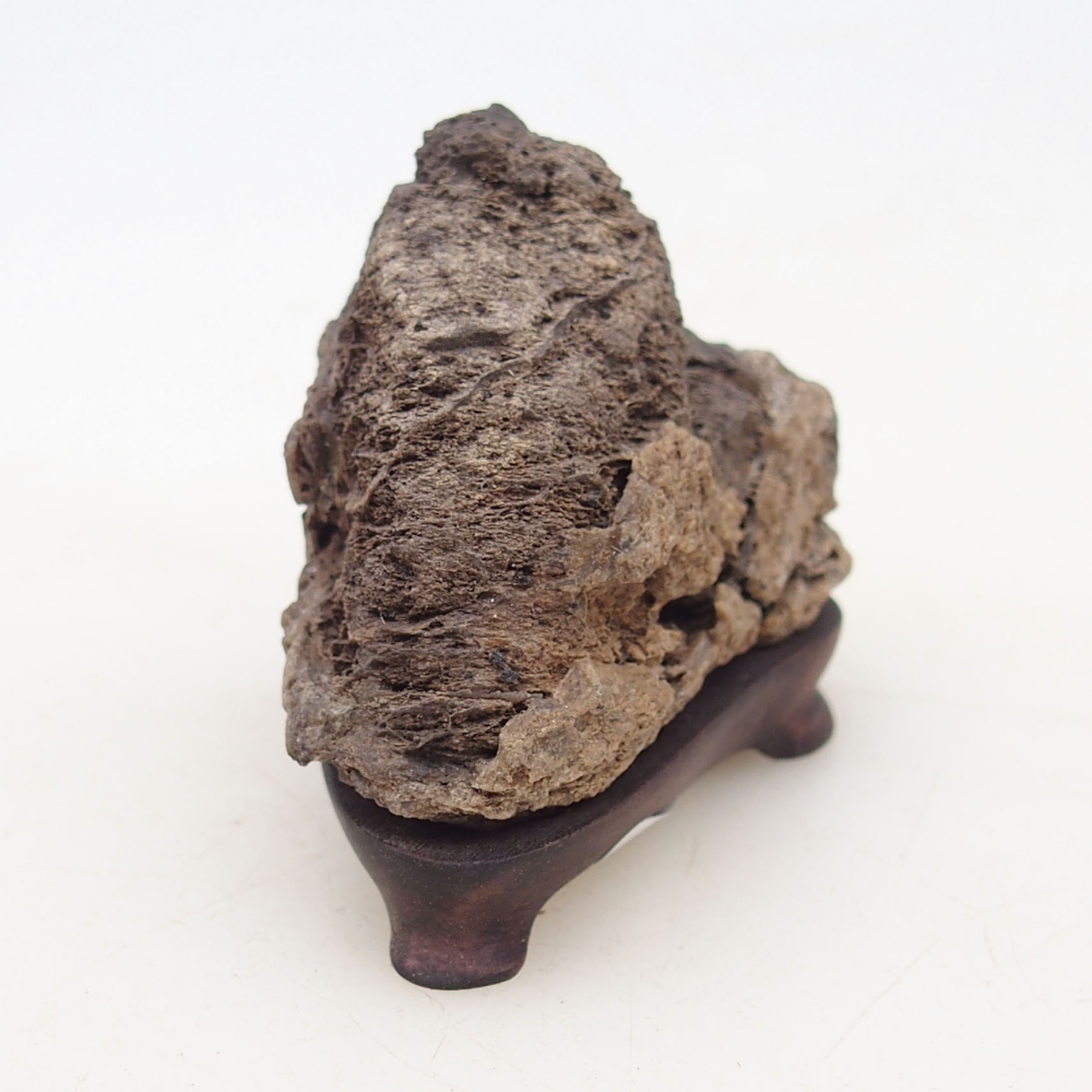 Suiseki - Stone with DAI (wooden pad)