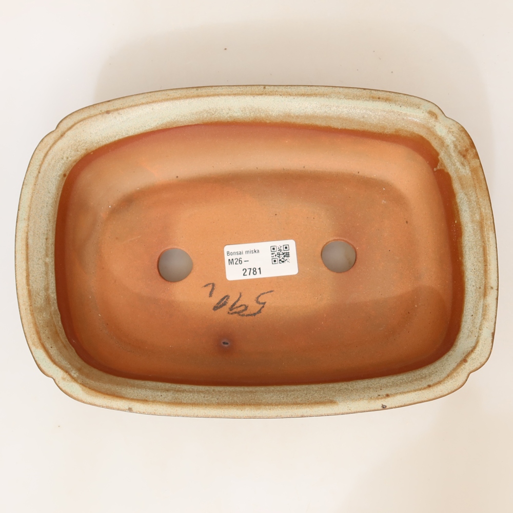 Ceramic Bowl, 24 x 17 x 6 cm, beige