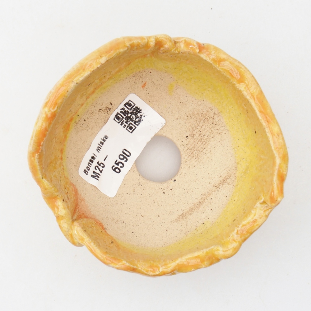 Ceramic shell 8,5 x 8,5 x 6 cm , yellow