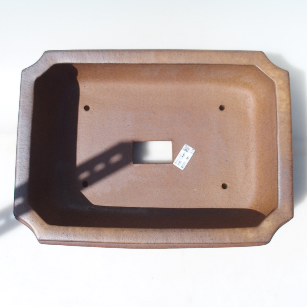 Bowl 41,5 x 29 x 12 cm brown - PERSONAL COLLECTION OR PALLET TRANSPORT ONLY