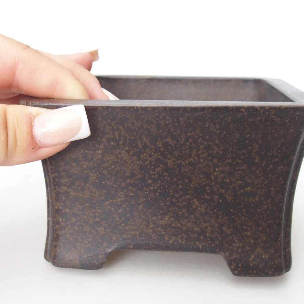 Bowl 11 x 11 x 6,5 cm brown ochre