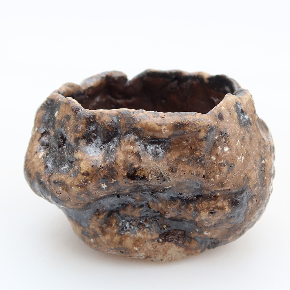 Ceramic Shell, 5.5 x 5.5 x 5 cm, brown