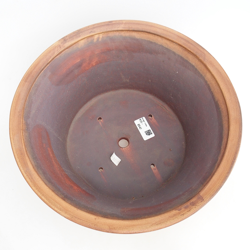 Ceramic bonsai bowl 32 x 32 x 14 cm, pink