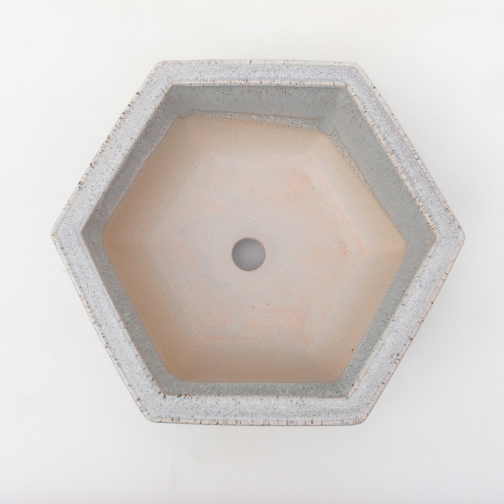 Bonsai bowl H05 - 19 x 21.5 x 7 cm. - beige