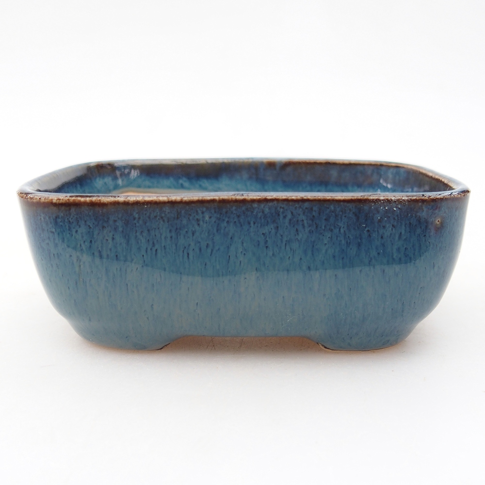Mini bonsai bowl 8 x 6,5 x 3 cm, colour blue