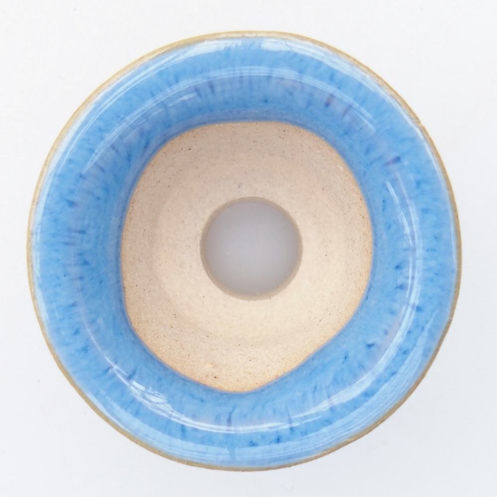 Mini bonsai bowl 3,5 x 3,5 x 2 cm, colour blue