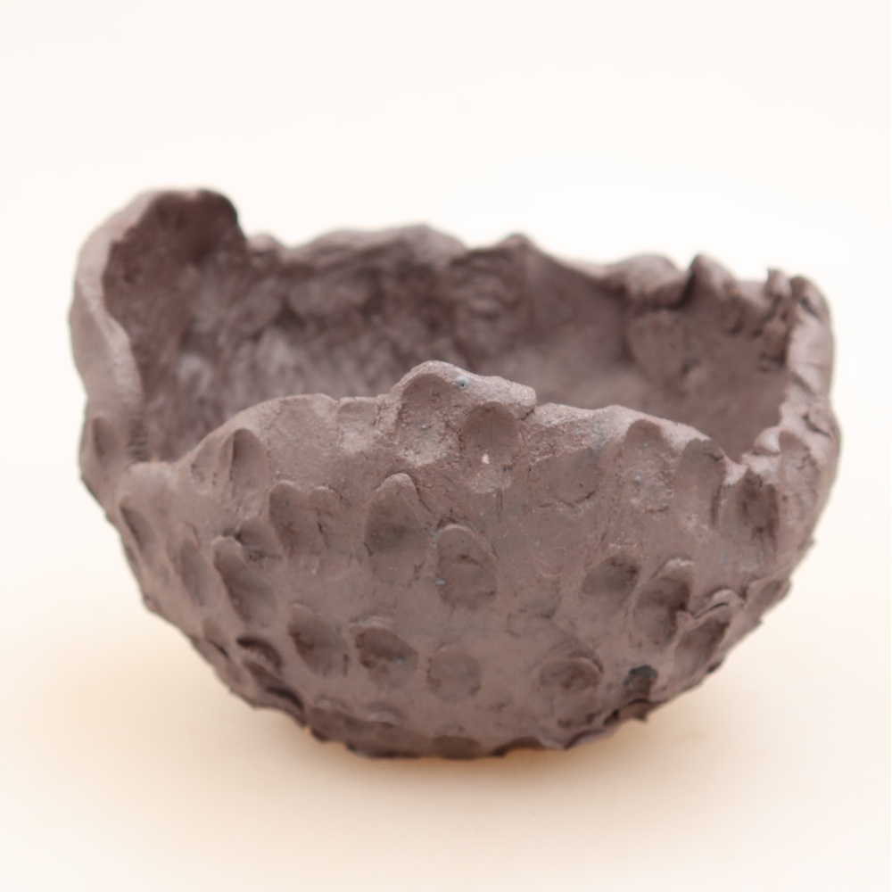 Ceramic Shell  10 x 10 x 7 cm, metallic color