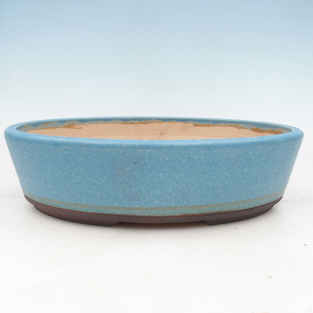 Bonsai bowl 32,5 x 25,5 x 8,5 cm , colour blue