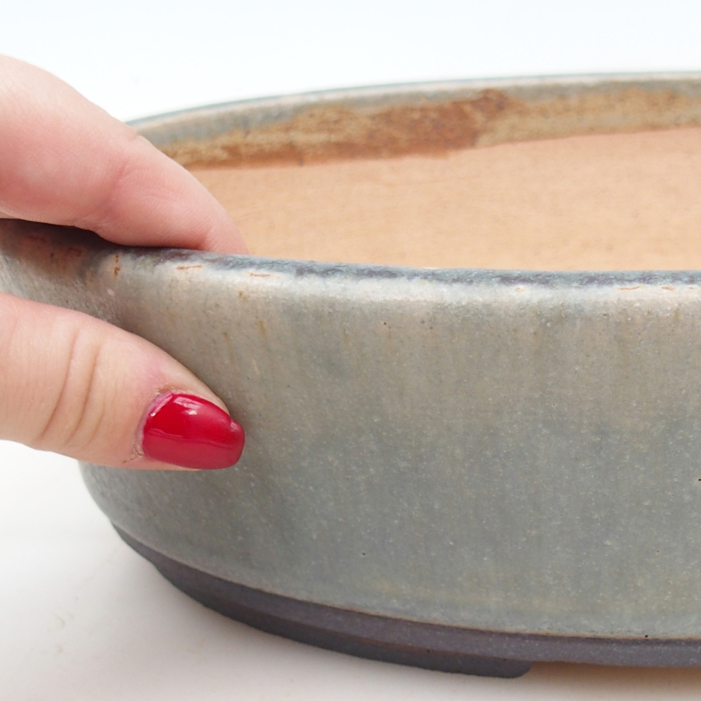 Bonsai bowl 27 x 21 x 7,5 cm , colour blue