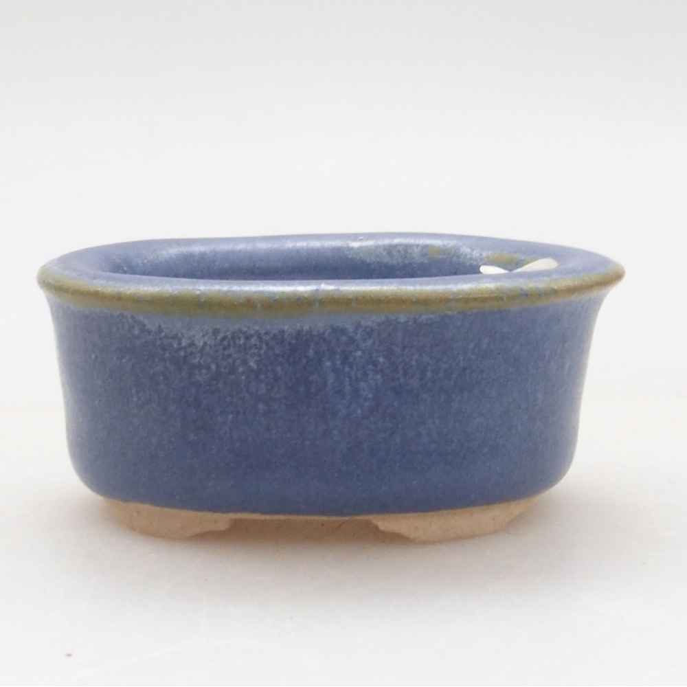 Mini bonsai bowl 4 x 3,5 x 2 cm, color blue