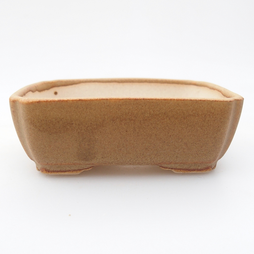 Mini bonsai bowl 8,5 x 7,5 x 3 cm, brown