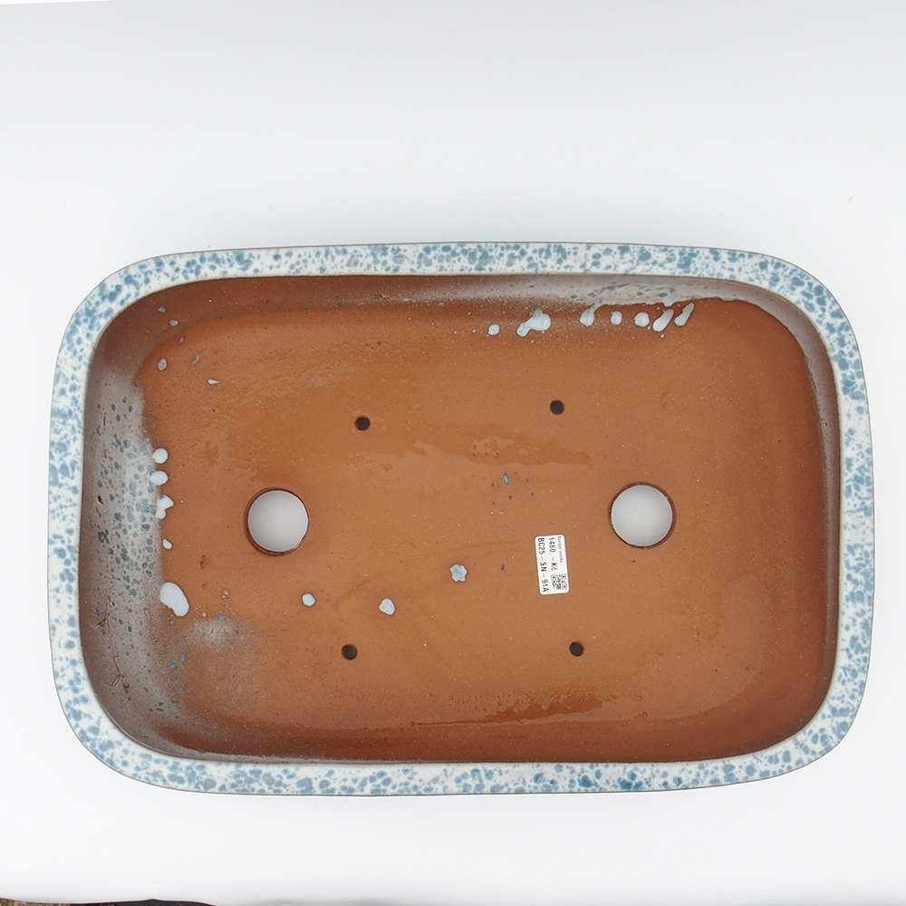 Bowl 53 x 35 x 11 cm blue-white