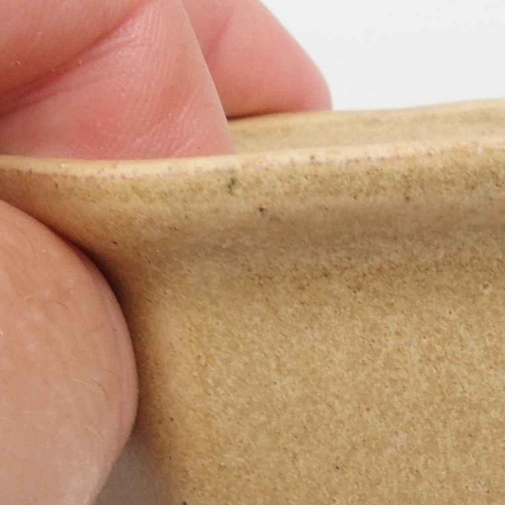 Mini bonsai bowl 7 x 7 x 5 cm, color brown