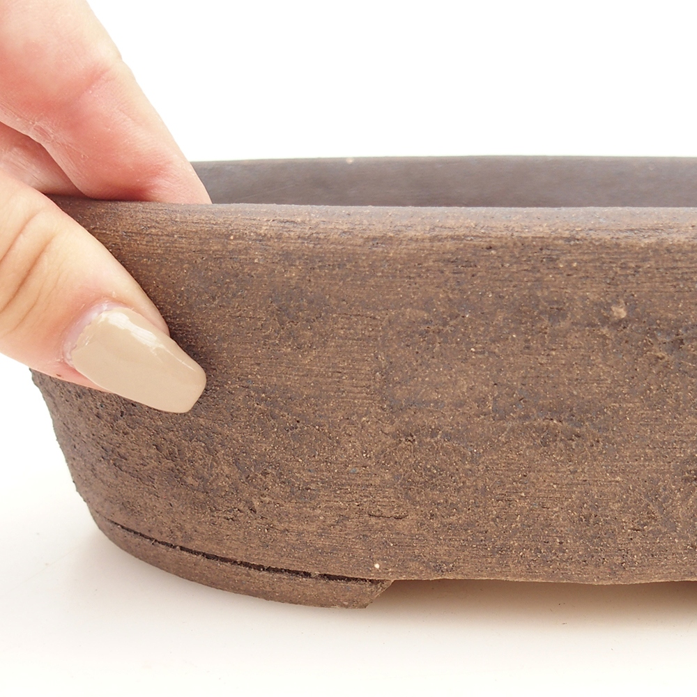 Bonsai bowl 20 x 16 x 6,5 cm , colour brown
