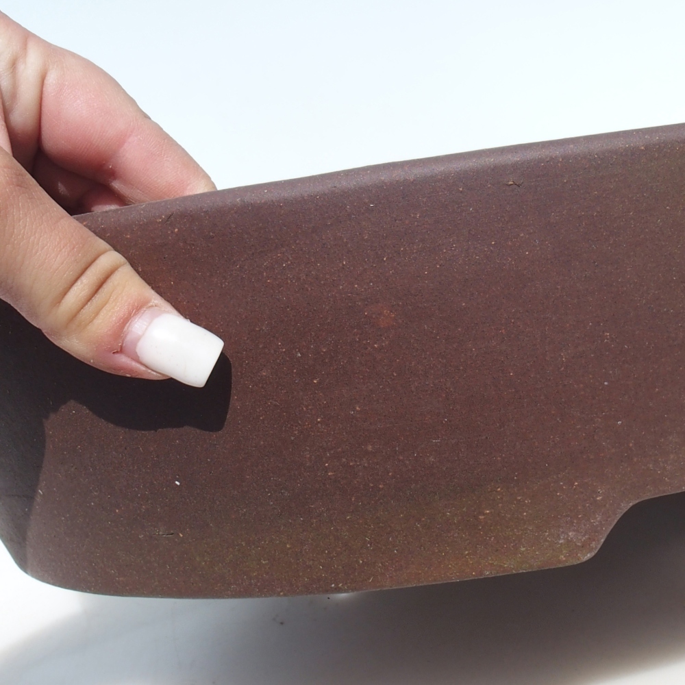 Bonsai bowl 46,5 x 38 x 9 cm - brown