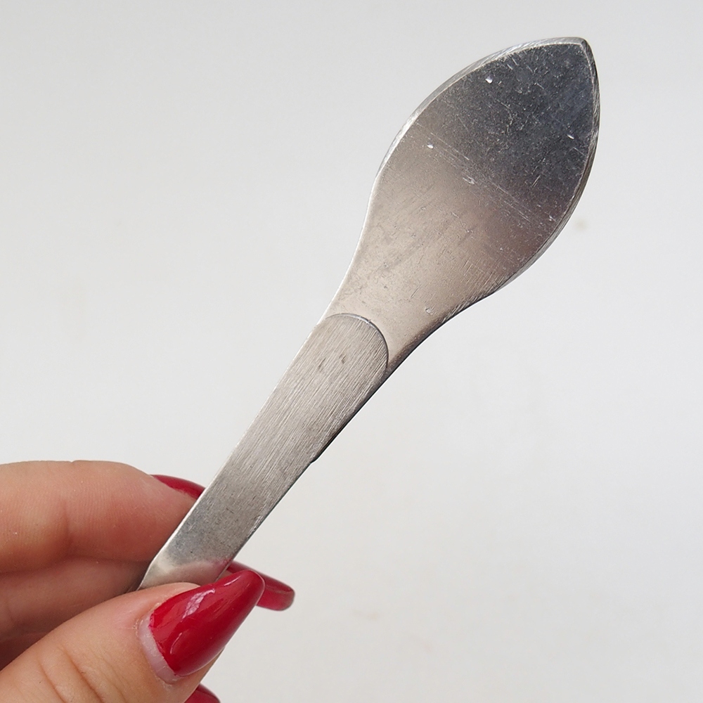 Spatula and tweezers 22 cm - stainless steel