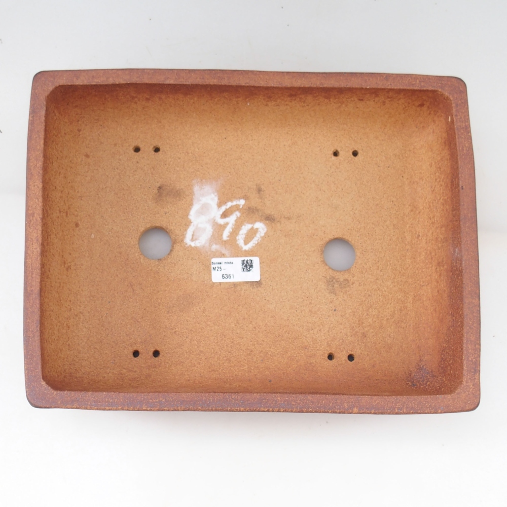 Bonsai bowl 34,5 x 27 x 8,5 cm , colour brown