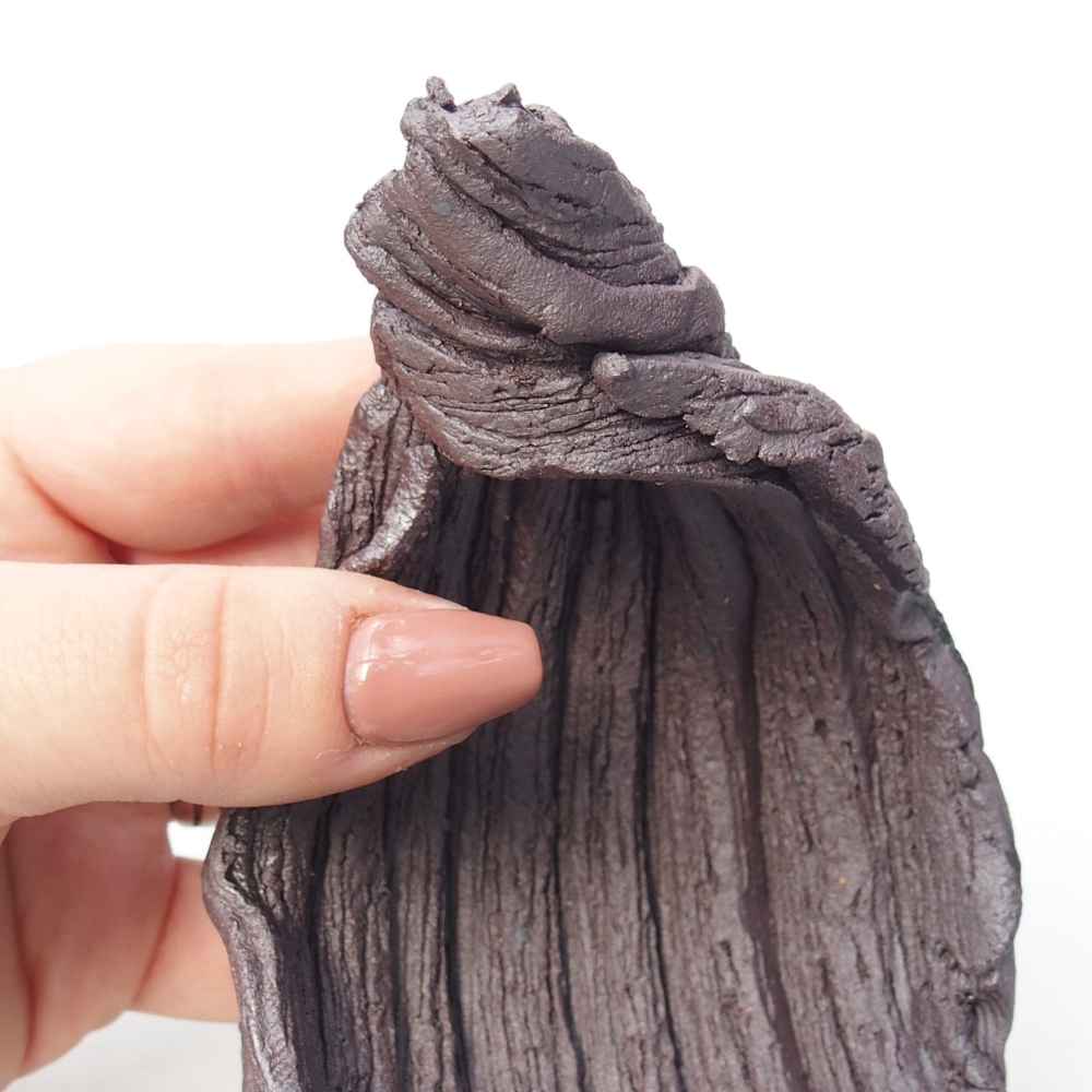 Ceramic Shell 9,5 x 8 x 11,5 cm , metallic colour