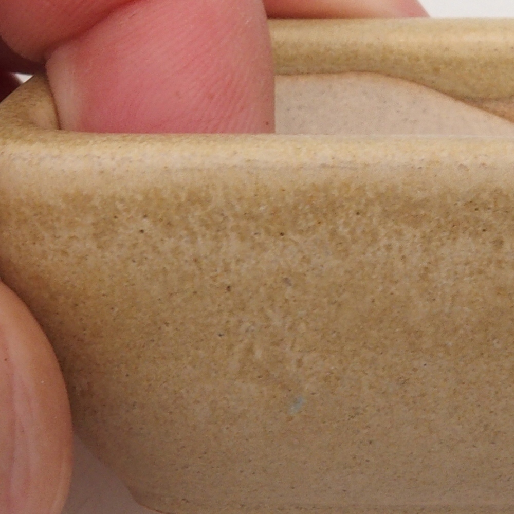 Mini bonsai bowl 5,5 x 4,5 x 2,5 cm, color brown