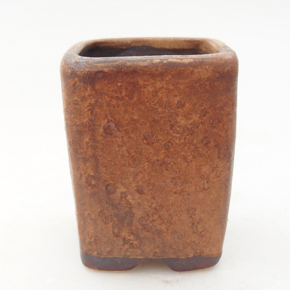 Ceramic bonsai bowl 5 x 5 x 6,5 cm, color brown