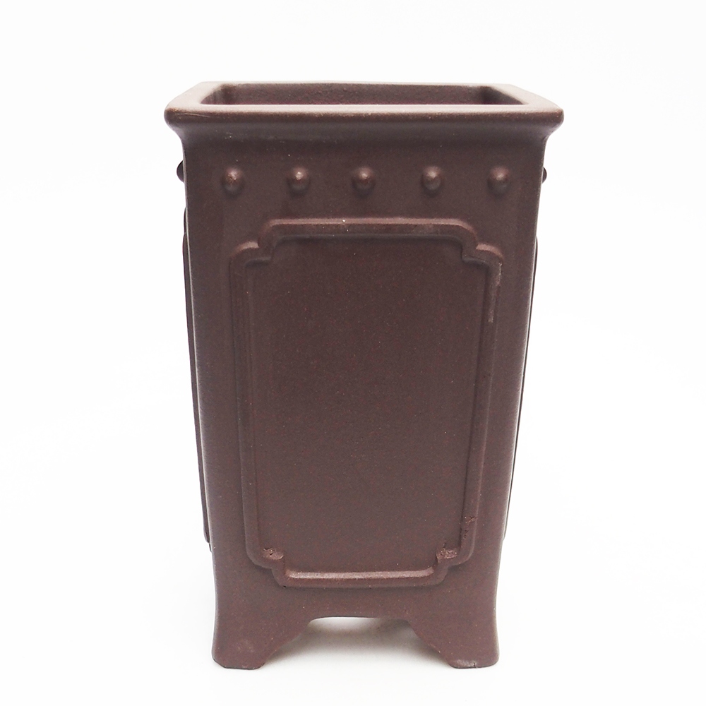 Bowl 11 x 11 x 17 cm brown