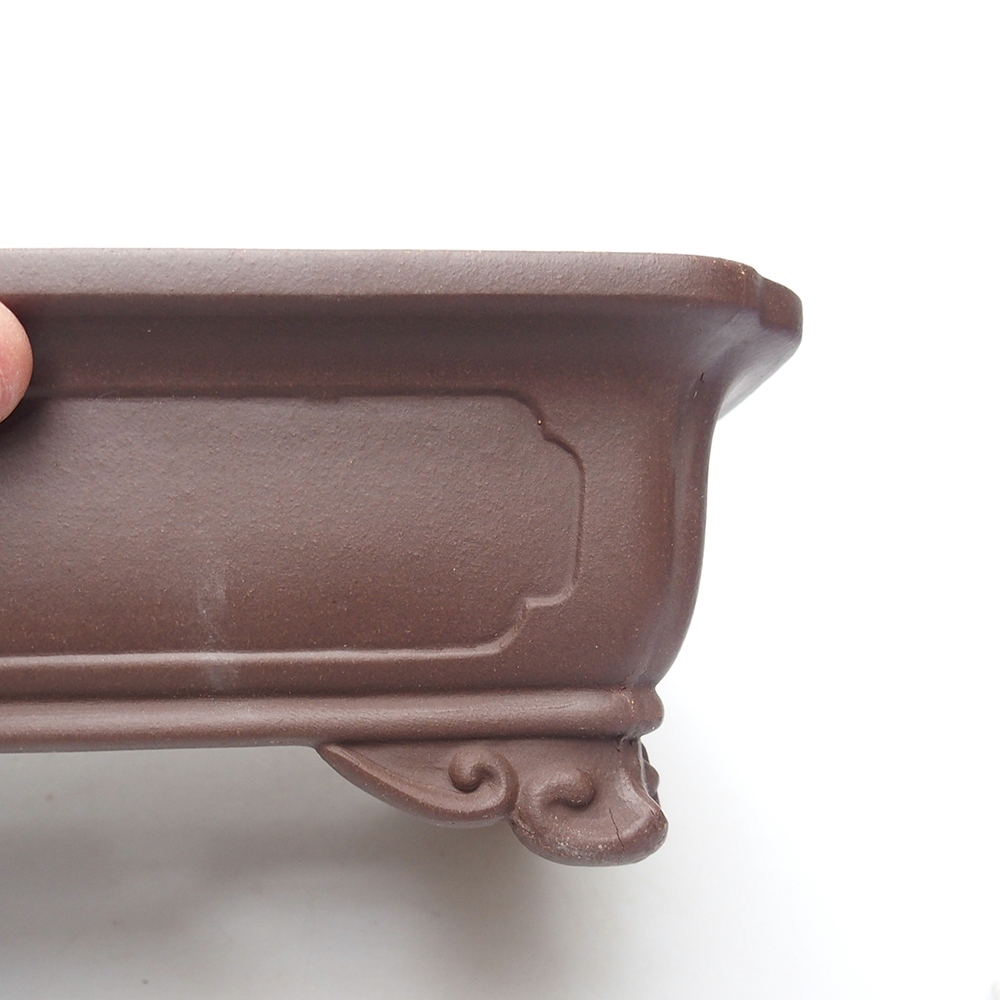 Bowl 28 x 18 x 7,5 cm brown