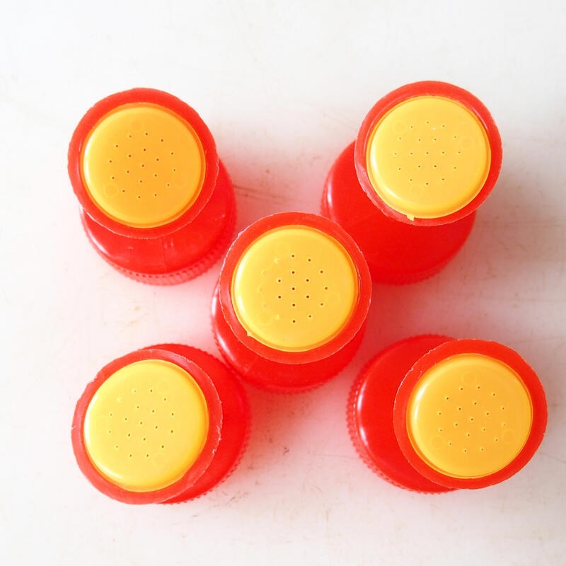 Bonsai watering can for PET bottle 5pcs watering can red