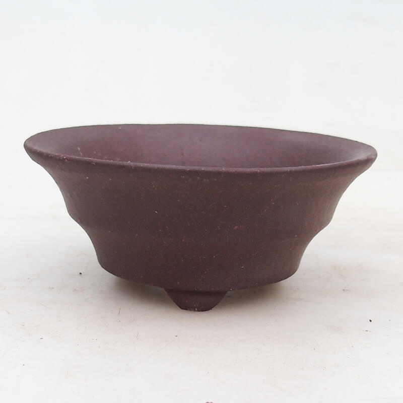 Bonsai bowl 10.5 x 10.5 x 4.5 cm, color brown