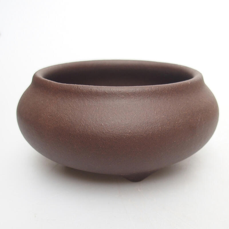 Bonsai bowl 10 x 10 x 5 cm, color brown