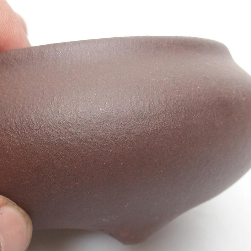 Bonsai bowl 10 x 10 x 5 cm, color brown