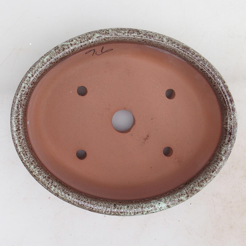 Bonsai bowl 15.5 x 13 x 5 cm, color brown