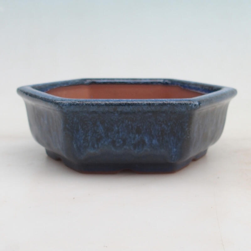 Bonsai bowl 16 x 14 x 5 cm, color blue