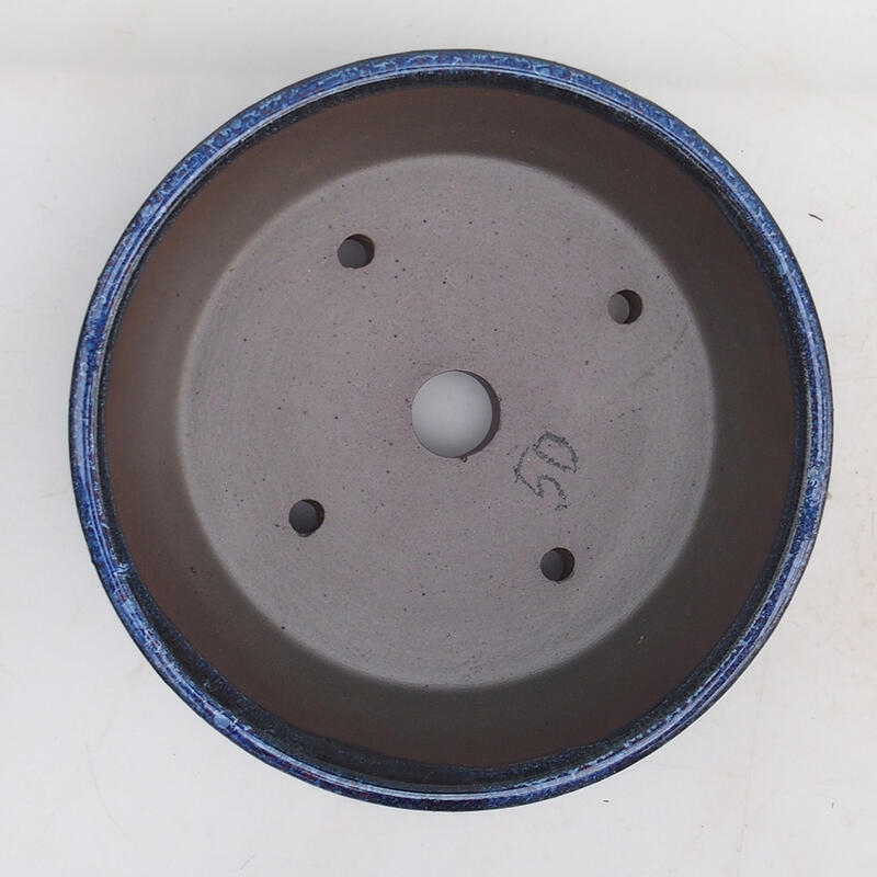 Bonsai bowl 16 x 16 x 5 cm, color blue