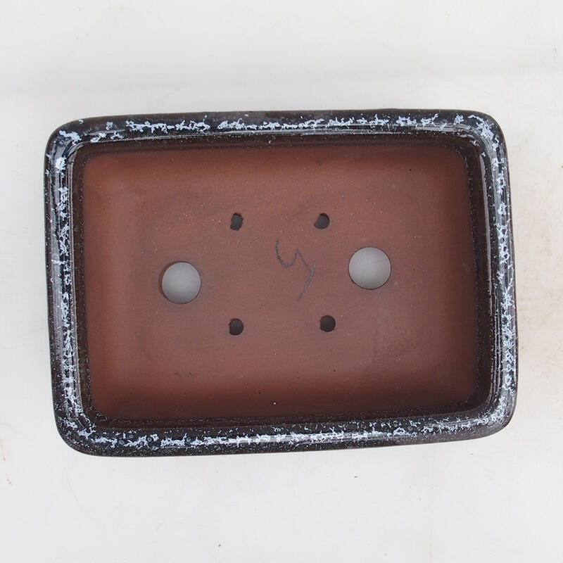 Bonsai bowl 17.5 x 13 x 5.5 cm, color gray