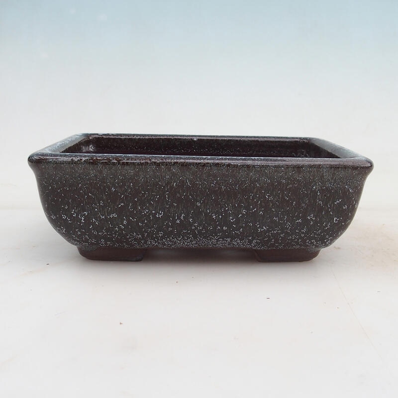 Bonsai bowl 17.5 x 13 x 5.5 cm, color gray
