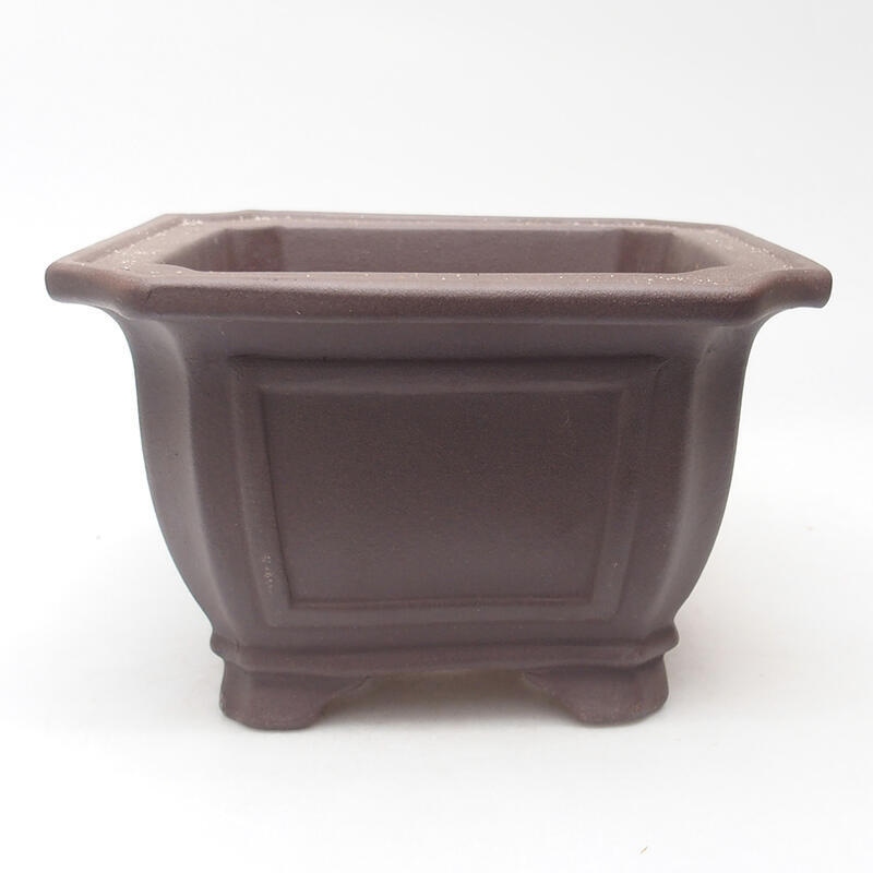 Bonsai bowl 18 x 18 x 11 cm, color brown