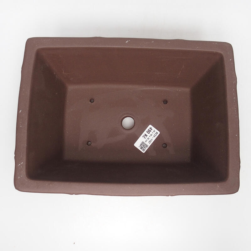 Bonsai bowl 29 x 19 x 11 cm, color brown