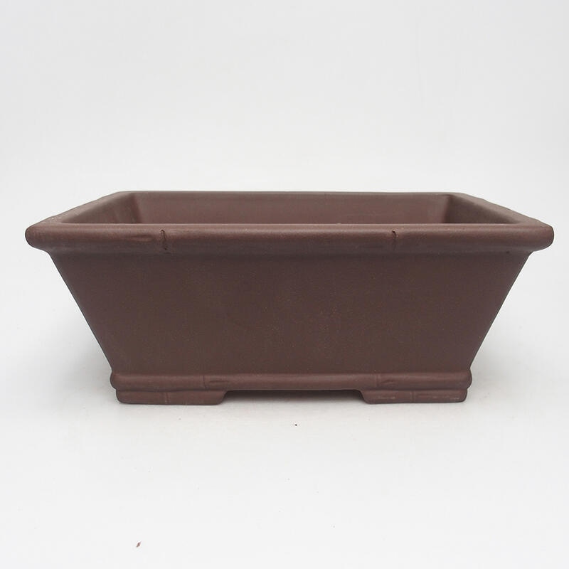 Bonsai bowl 29 x 19 x 11 cm, color brown
