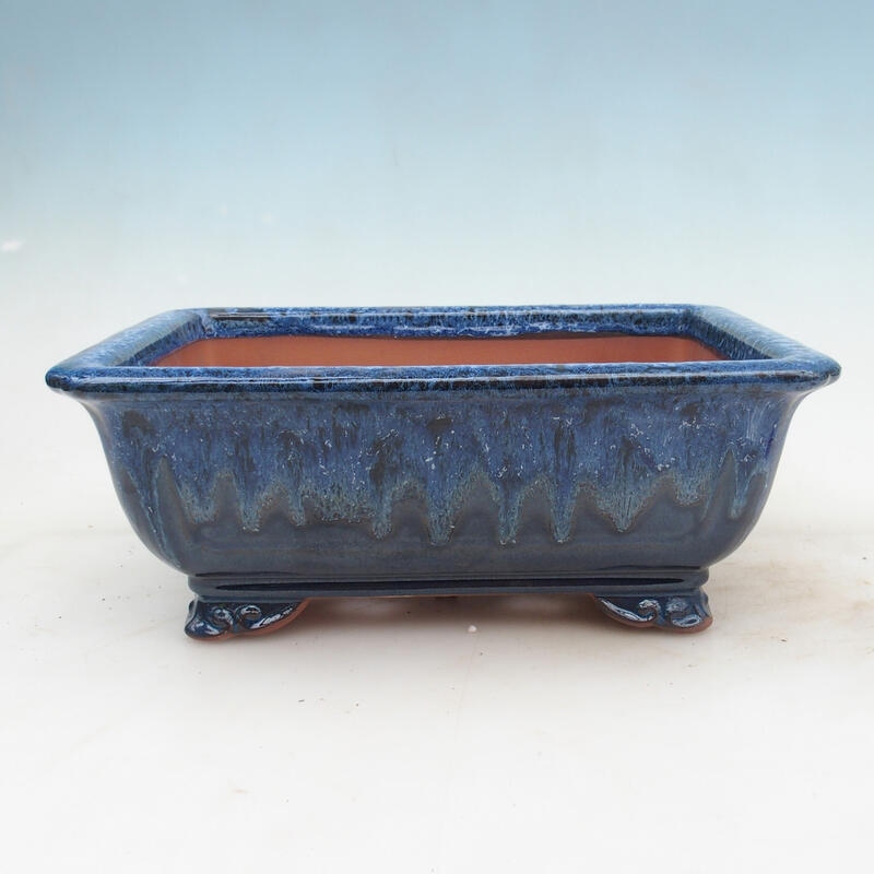 Bonsai bowl 31 x 23 x 12 cm, color blue