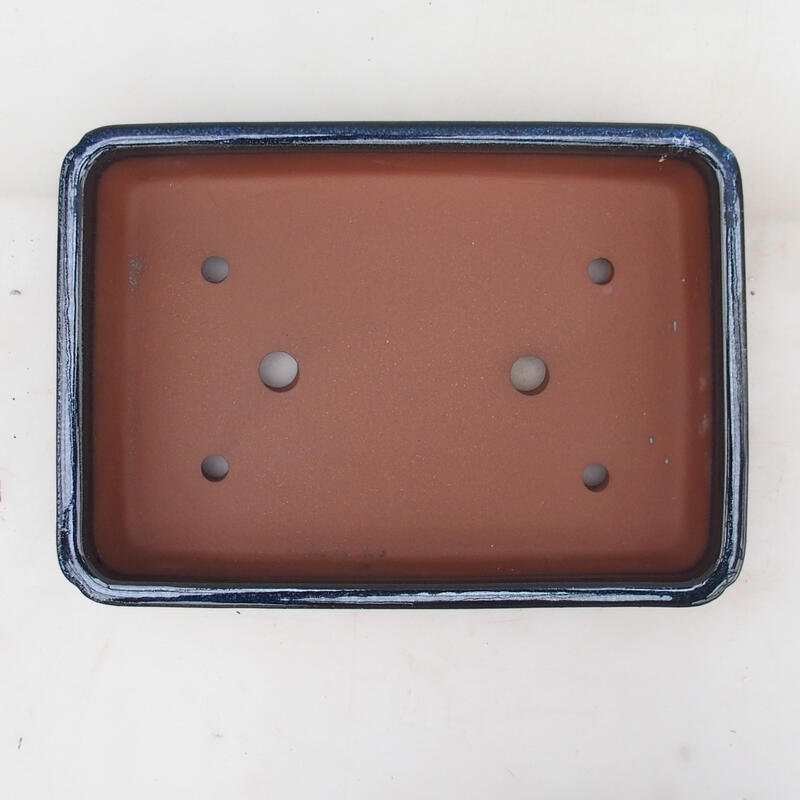 Bonsai bowl 32 x 23 x 7 cm, color blue
