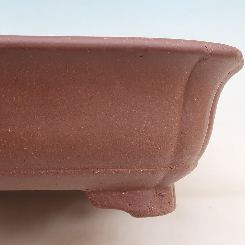 Bonsai bowl 34 x 28 x 10.5 cm, color brown